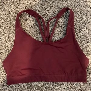Old Navy Plum Sport Bra Sz M